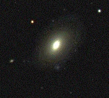 An elliptical galaxy An image of an elliptical galaxy
